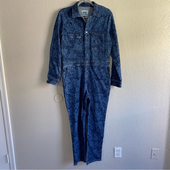 Lee x Free People WOMEN´S UNION-ALLS™ IN RAILROAD STRIPE floral denim,All Products : American Fashion Style Bags On Sale